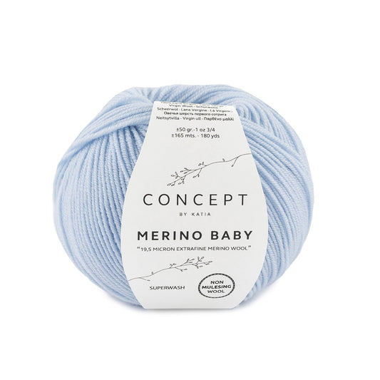 Katia Merino Baby Hemels blauw kleur - 93