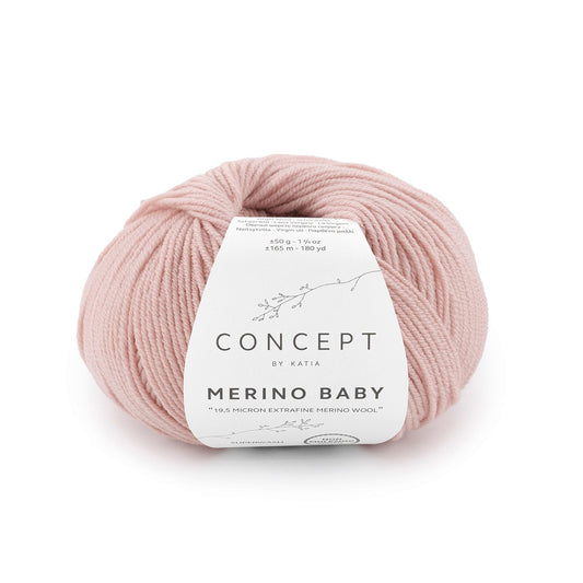 Katia Merino Baby Lichtroze kleur - 163