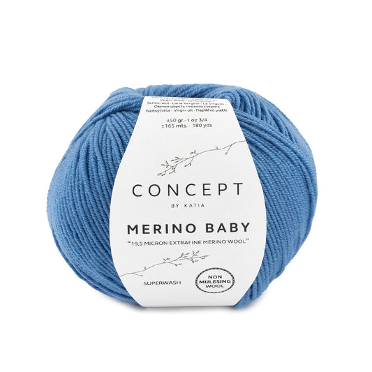 Katia Merino Baby Medium blauw kleur - 44