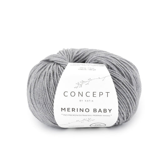 Katia Merino Baby Medium grijs kleur - 161