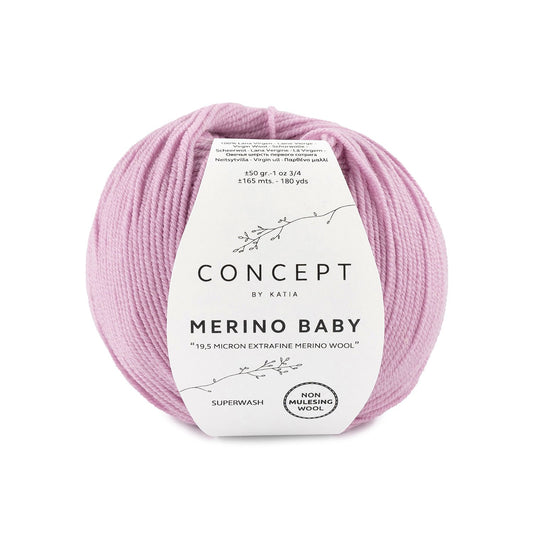 Katia Merino Baby Medium roze kleur - 69