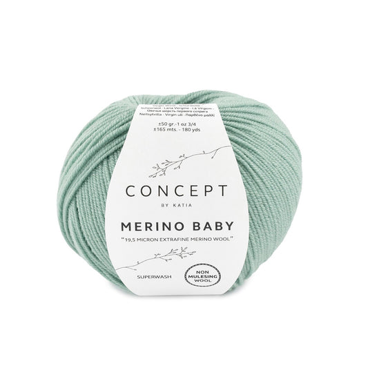 Katia Merino Baby Mint groen kleur - 86