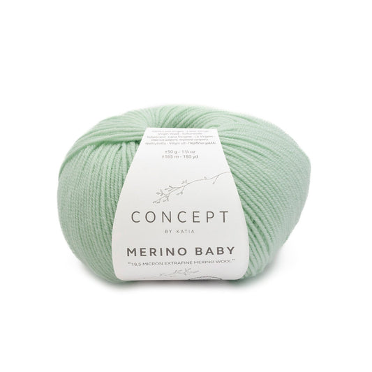 Katia Merino Baby Pastelgroen kleur - 156