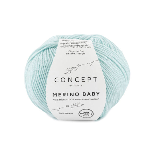 Katia Merino Baby Water blauw kleur - 73