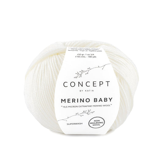 Katia Merino Baby Wit kleur - 1