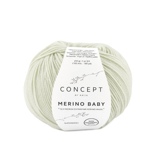 Katia Merino Baby Witachtig groen kleur - 155