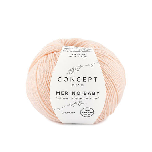 Katia Merino Baby Zeer licht roze kleur - 81