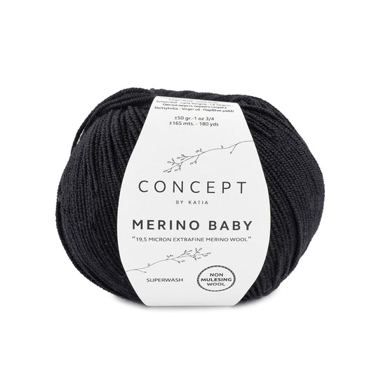 Katia Merino Baby Zwart kleur - 2