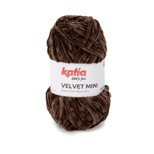 Katia Velvet Mini - 214 chocoladebruin