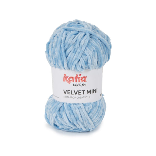 Katia Velvet Mini - 219 licht hemelsblauw