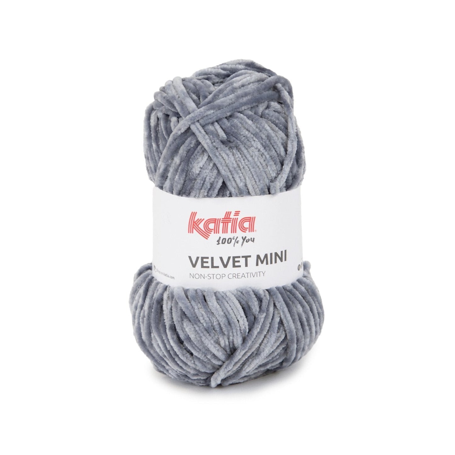 Katia Velvet Mini - 215 medium grijs