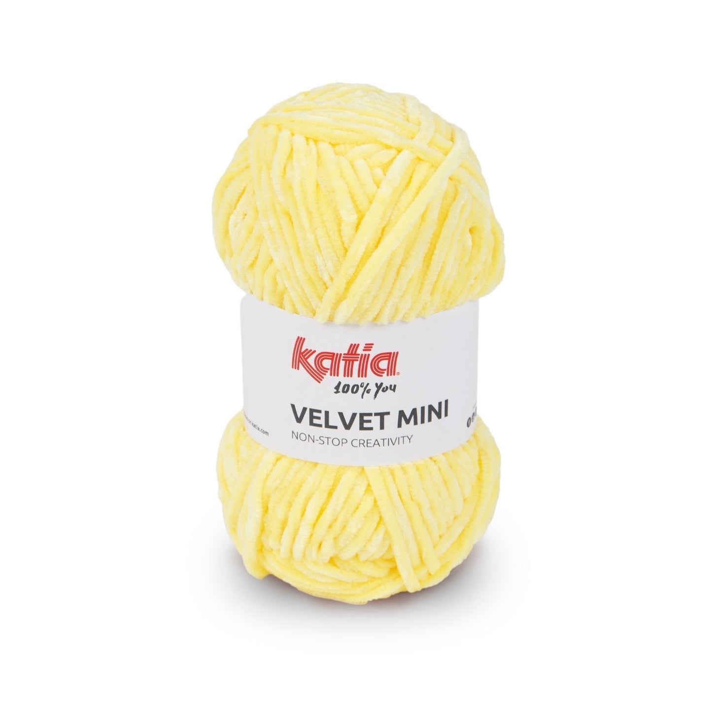 Katia Velvet Mini - 201 pastel geel