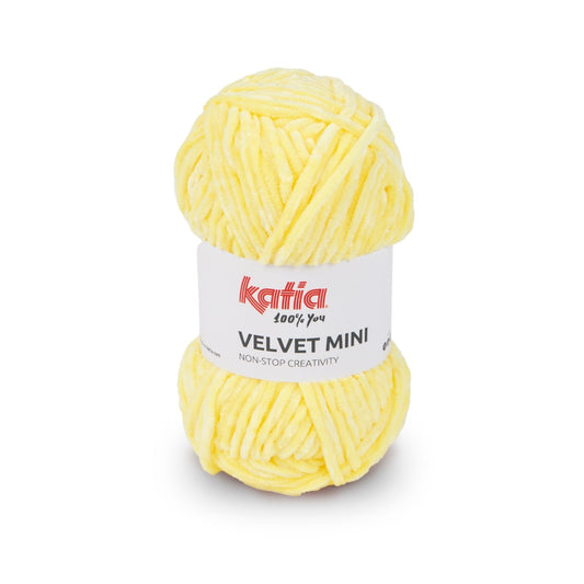 Katia Velvet Mini - 201 pastel geel