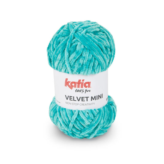 Katia Velvet Mini - 208 water blauw